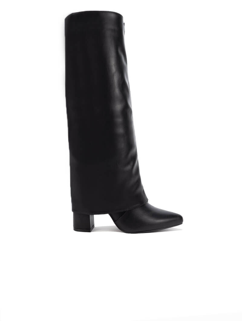 Bottes hautes à revers